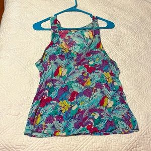 I Love H81 Shirt Tropical Floral Print